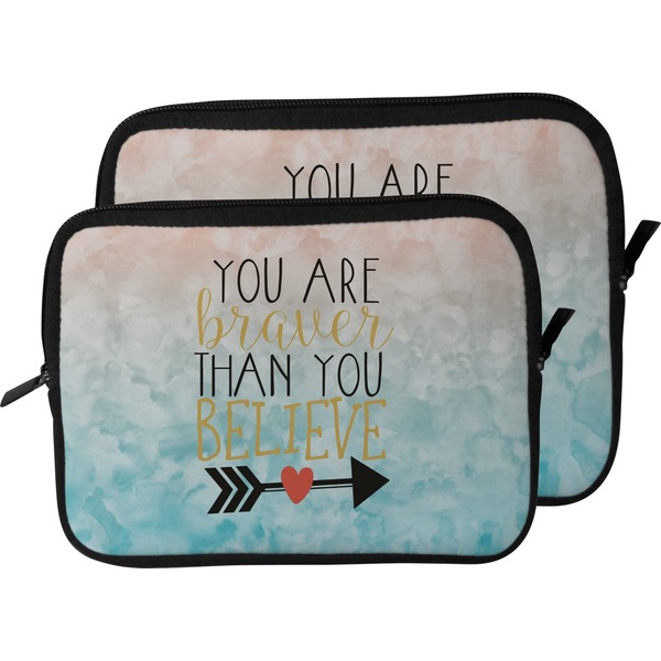Inspirational Quotes Laptop Sleeve (Size Comparison)