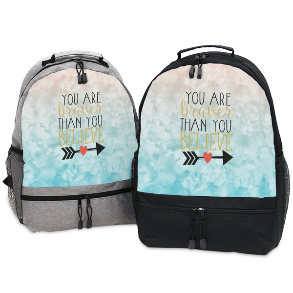 Inspirational Quotes Large Backpacks - Both