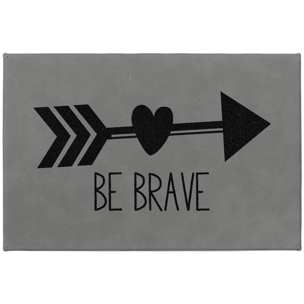 Inspirational Quotes Large Engraved Gift Box with Leather Lid - Approval