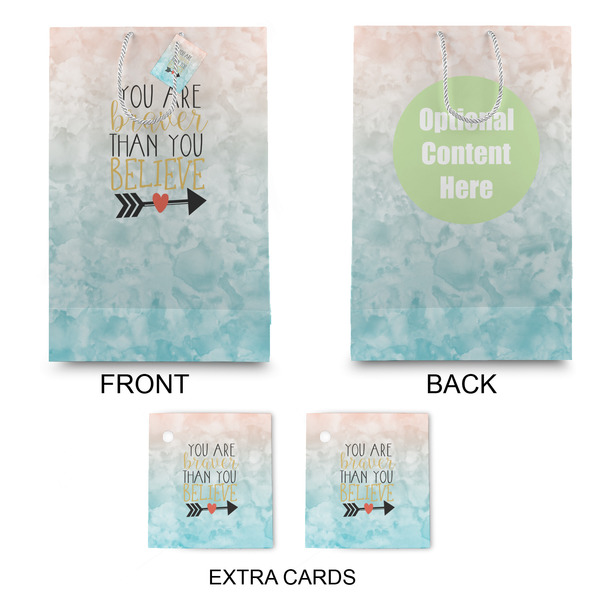 Inspirational Quotes Large Gift Bag - Approval