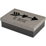 Inspirational Quotes Large Gift Box w/ Engraved Leather Lid