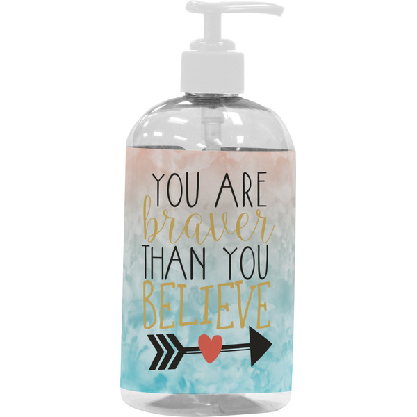 Inspirational Quotes Large Liquid Dispenser (16 oz) - White