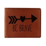 Inspirational Quotes Leatherette Bifold Wallet