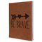 Inspirational Quotes Leather Sketchbook - Large - Double Sided