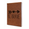 Inspirational Quotes Leather Sketchbook - Small - Double Sided