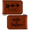 Inspirational Quotes Leatherette Magnetic Money Clip - Front and Back