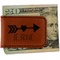 Inspirational Quotes Leatherette Magnetic Money Clip - Front