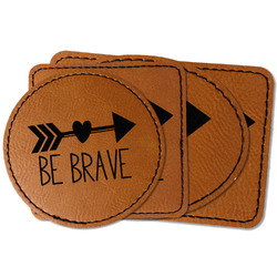 Inspirational Quotes Faux Leather Iron On Patch