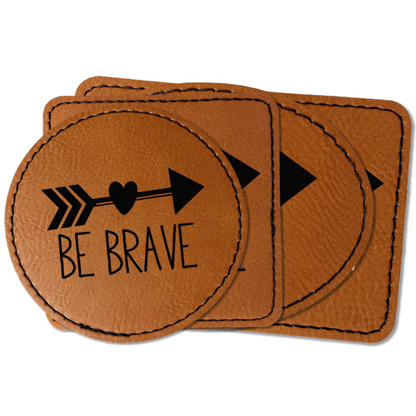 Custom Inspirational Quotes Faux Leather Iron On Patch
