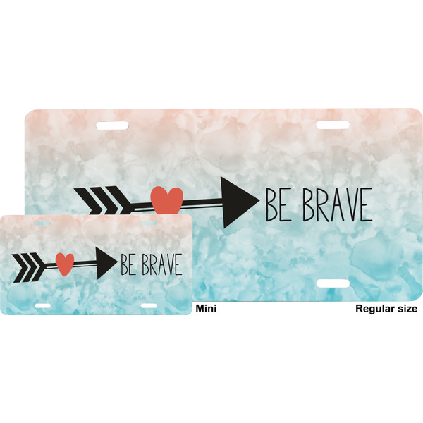 Inspirational Quotes License Plate (Sizes)