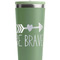 Inspirational Quotes Light Green RTIC Everyday Tumbler - 28 oz. - Close Up