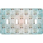 Inspirational Quotes Light Switch Cover (4 Toggle Plate)