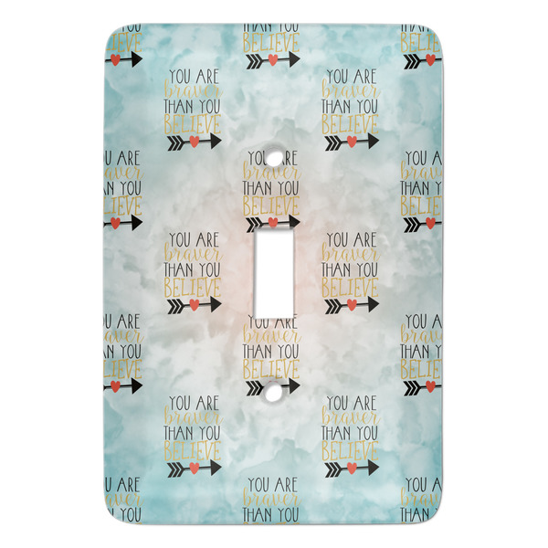 Custom Inspirational Quotes Light Switch Cover