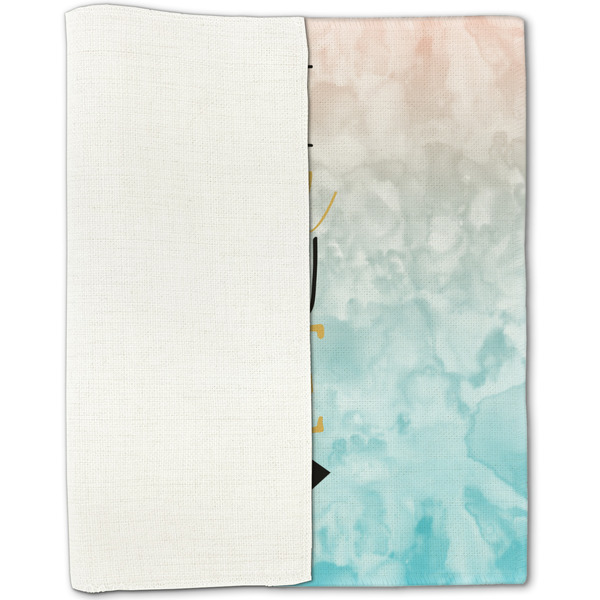 Inspirational Quotes Linen Placemat - Folded Half