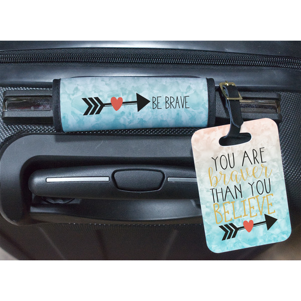 Inspirational Quotes Luggage Wrap & Tag