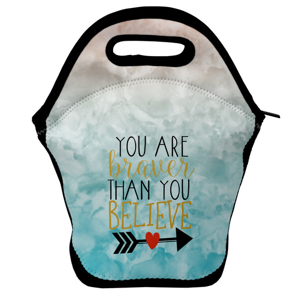 Custom Inspirational Quotes Lunch Bag