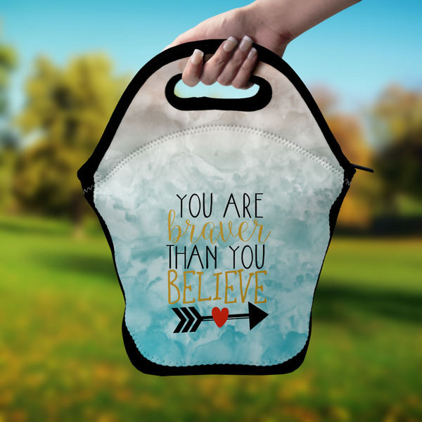 Inspirational Quotes Lunch Bag - Hand