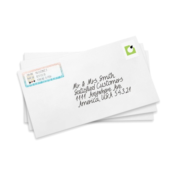 Inspirational Quotes Mailing Label on Envelopes