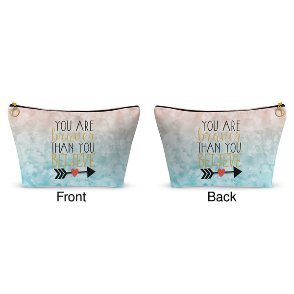 Inspirational Quotes Makeup Bag (Front and Back)
