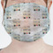 Inspirational Quotes Mask - Pleated (new) Front View on Girl