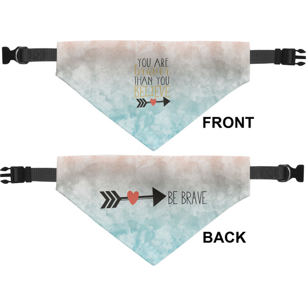 Inspirational Quotes Medium Dog Bandana Approval