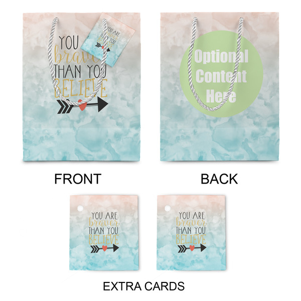 Inspirational Quotes Medium Gift Bag - Approval