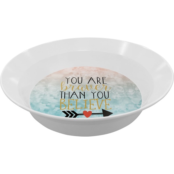 Custom Inspirational Quotes Melamine Bowl