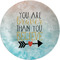 Inspirational Quotes Melamine Salad Plate - 8"