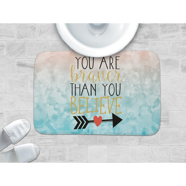 Inspirational Quotes Memory Foam Bath Mat - LIFESTYLE 34x21