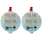 Inspirational Quotes Metal Ball Ornament - Front and Back