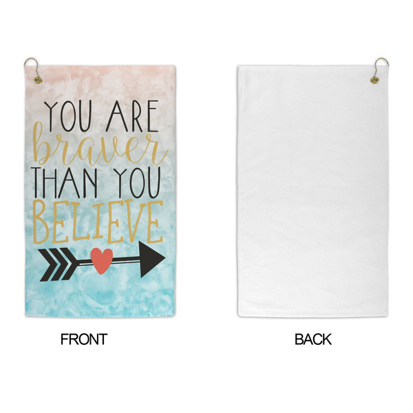 Inspirational Quotes Microfiber Golf Towels - APPROVAL