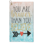 Inspirational Quotes Microfiber Golf Towel