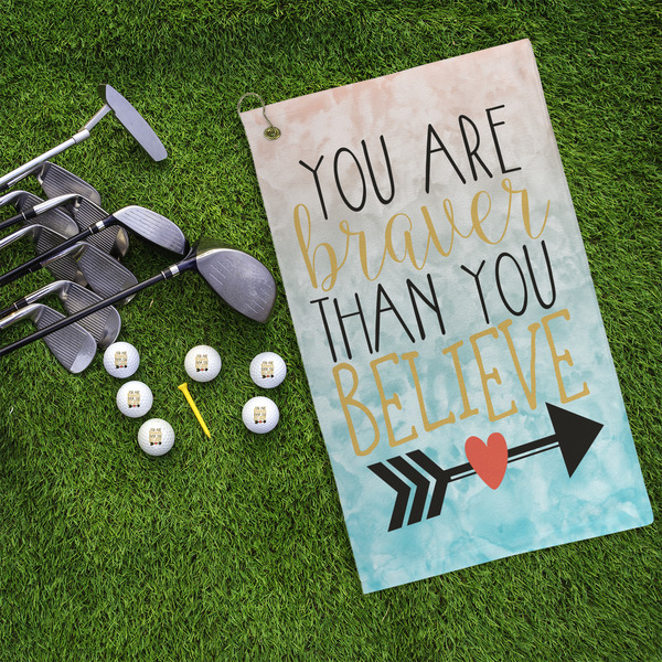 Inspirational Quotes Microfiber Golf Towels - LIFESTYLE