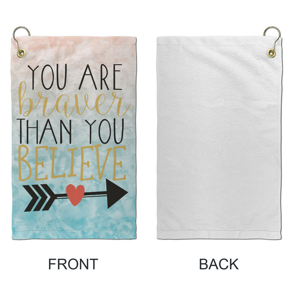 Inspirational Quotes Microfiber Golf Towels - Small - APPROVAL