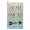 Inspirational Quotes Microfiber Golf Towels - Small - FRONT