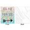 Inspirational Quotes Minky Blanket - 50"x60" - Single Sided - Front & Back