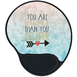 Inspirational Quotes Mouse Pad with Wrist Support