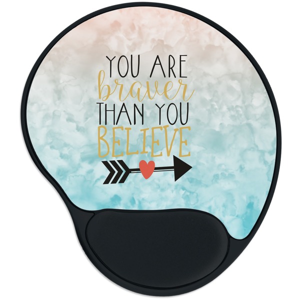 Custom Inspirational Quotes Mouse Pad with Wrist Support
