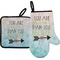 Inspirational Quotes Oven Mitt & Pot Holder Set