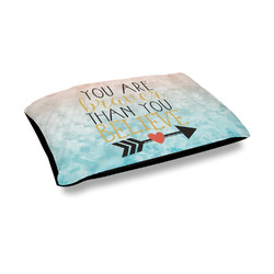Inspirational Quotes Outdoor Dog Bed - Medium