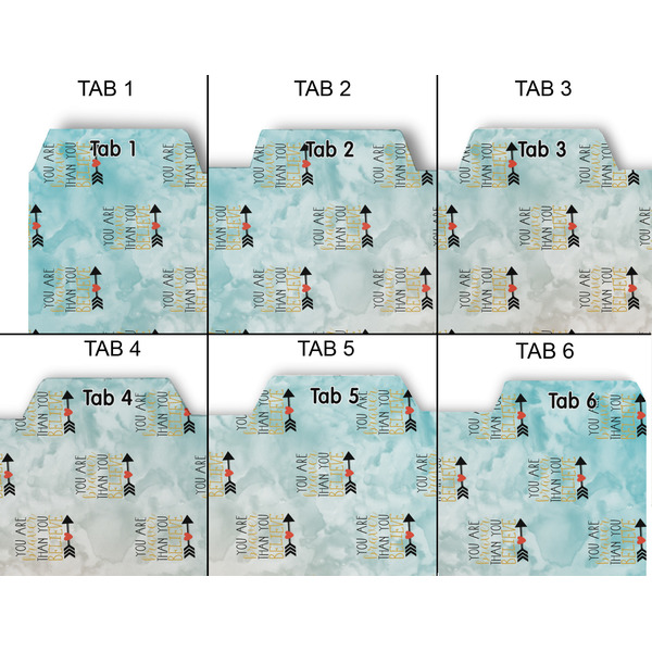 Inspirational Quotes Page Dividers - Set of 6 - Approval