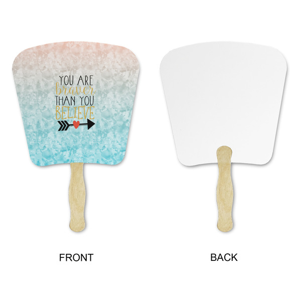 Inspirational Quotes Paper Fans - Approval