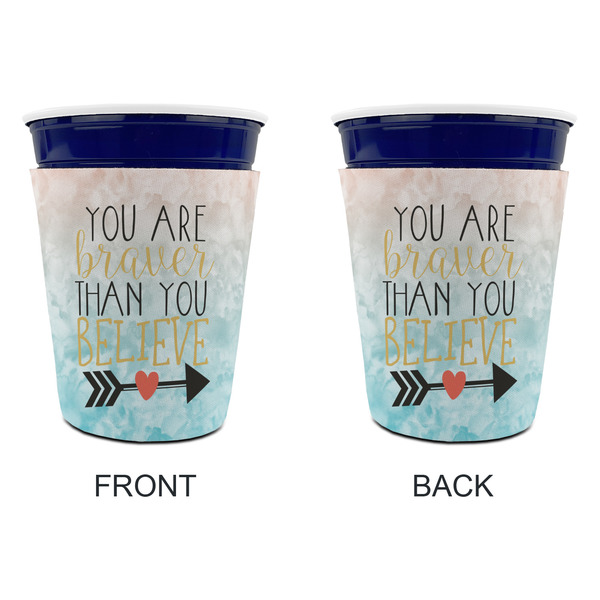 Inspirational Quotes Party Cup Sleeves - without bottom - Approval