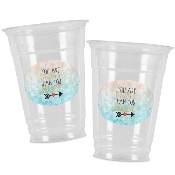 Inspirational Quotes Party Cups - 16oz - Alt View