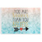 Inspirational Quotes Disposable Paper Placemat - Front View