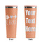 Inspirational Quotes Peach RTIC Everyday Tumbler - 28 oz. - Front and Back