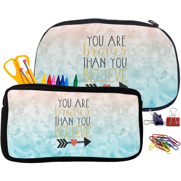 Inspirational Quotes Pencil / School Supplies Bags Small and Medium