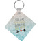 Inspirational Quotes Diamond Plastic Keychain