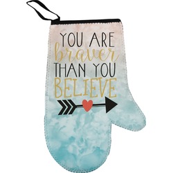 Inspirational Quotes Right Oven Mitt