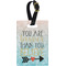 Inspirational Quotes Personalized Rectangular Luggage Tag